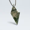 moss agate necklace