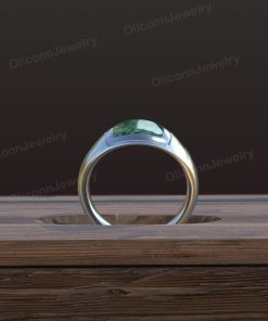 Moss Agate Ring