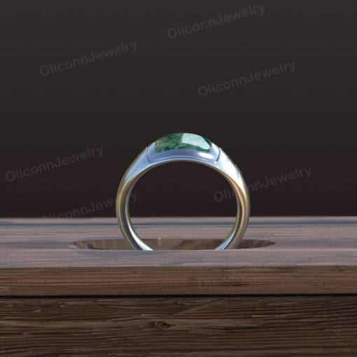 Moss Agate Ring