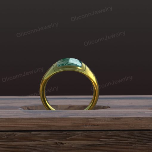 Moss Agate Ring