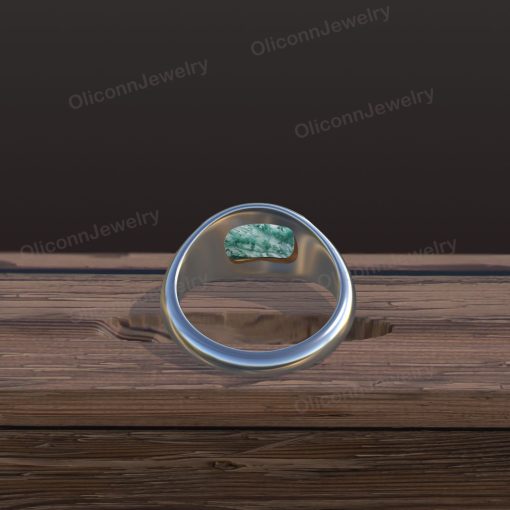 Moss Agate Ring