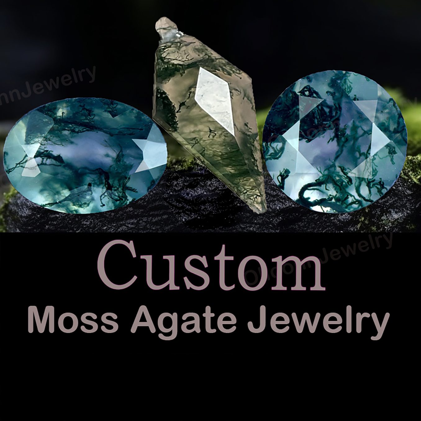 Moss Agate Jewelry