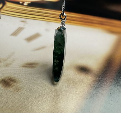 Moss Moon Necklace