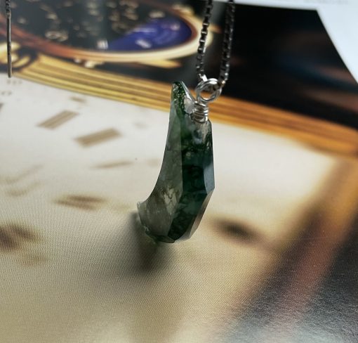 Moss Moon Necklace