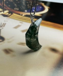 Moss Moon Necklace