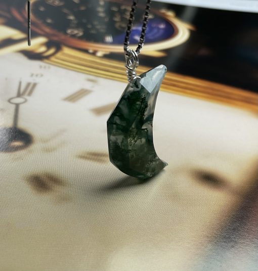 Moss Moon Necklace