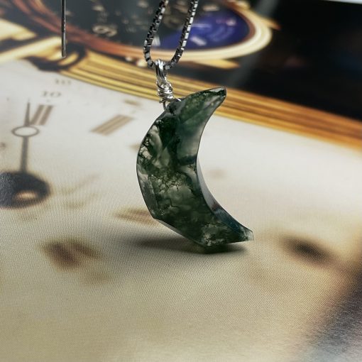 Moss Moon Necklace