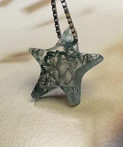 Moss Agate Star