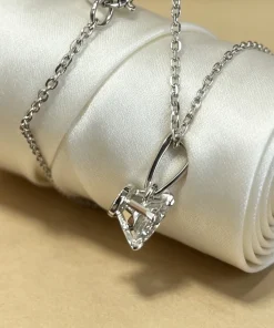 Alternative view of 0.5 Carat Lab Grown Diamond Necklace