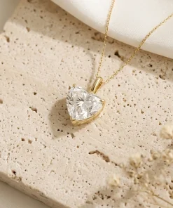 1 Carat Heart Lab Grown Diamond Pendant