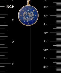 Aries Lapis Lazuli Zodiac Necklace