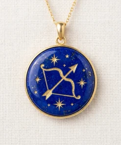 Sagittarius Lapis Lazuli Zodiac Necklace