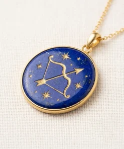 Sagittarius Lapis Lazuli Zodiac Necklace