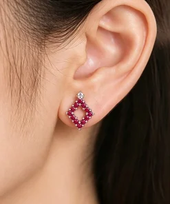 Ruby Earrings