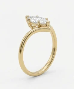 Diamond V Shape Ring