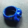 Lapis Lazuli Skull Ring