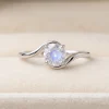 Moonstone Tidal Ring
