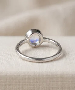 Pebble Natural Moonstone Ring | Forest Water Series