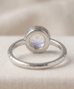 Pebble Natural Moonstone Ring | Forest Water Series
