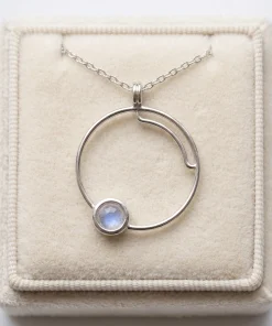 Quiet Ripple · Natural Moonstone Necklace | Ocean Series