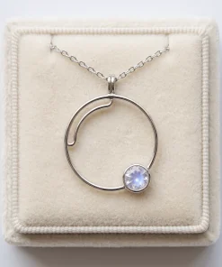 Quiet Ripple · Natural Moonstone Necklace | Ocean Series
