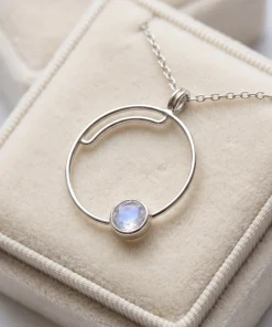 Quiet Ripple · Natural Moonstone Necklace | Ocean Series