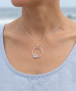 Quiet Ripple · Natural Moonstone Necklace | Ocean Series